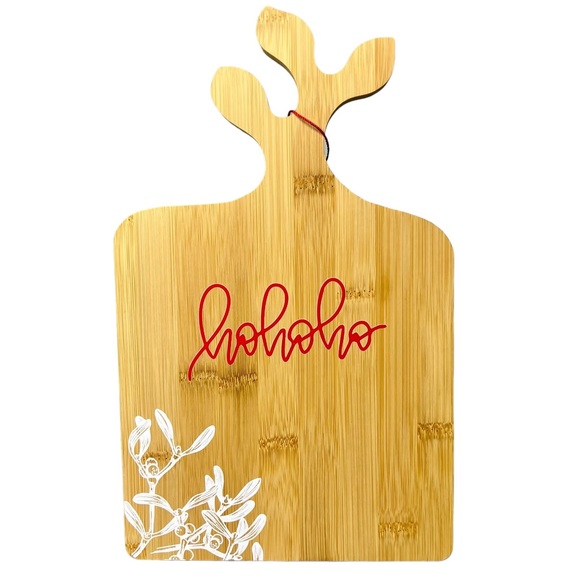 CWC Christmas Bamboo Serving Board Ho Ho Ho - Picture 12 of 12